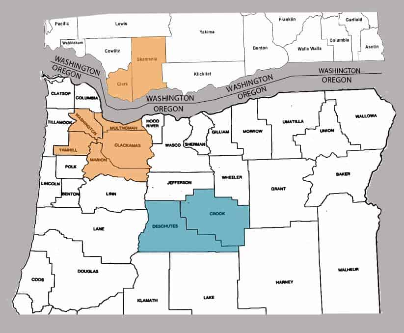 Lee and James Coverage Map